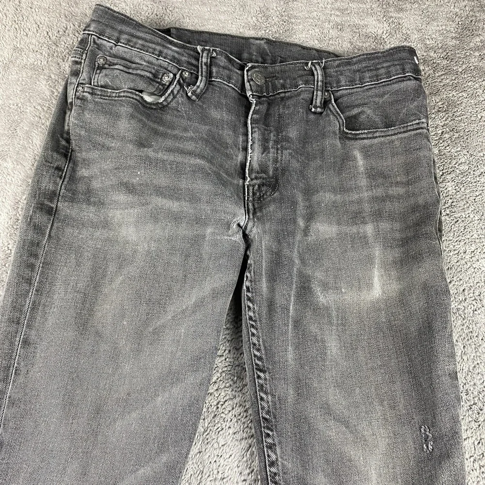 Levis 511 Slim Fit Straight Leg Jeans Mens 29x32 Gray Low Rise‎